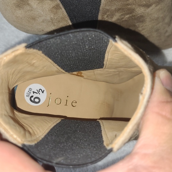 Joie Abbie Suede Booties Size 6.5 - Picture 7 of 8